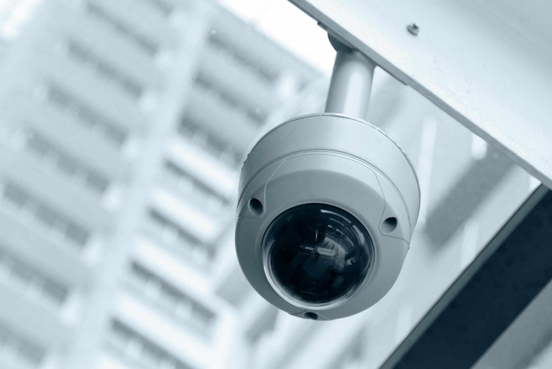 Outdoor security camera showing commercial cctv and security cameras for business protection